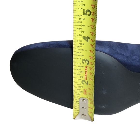 Everlane The Day Heel Women's Navy Suede Shoes SZ US 10 - Picture 6 of 15